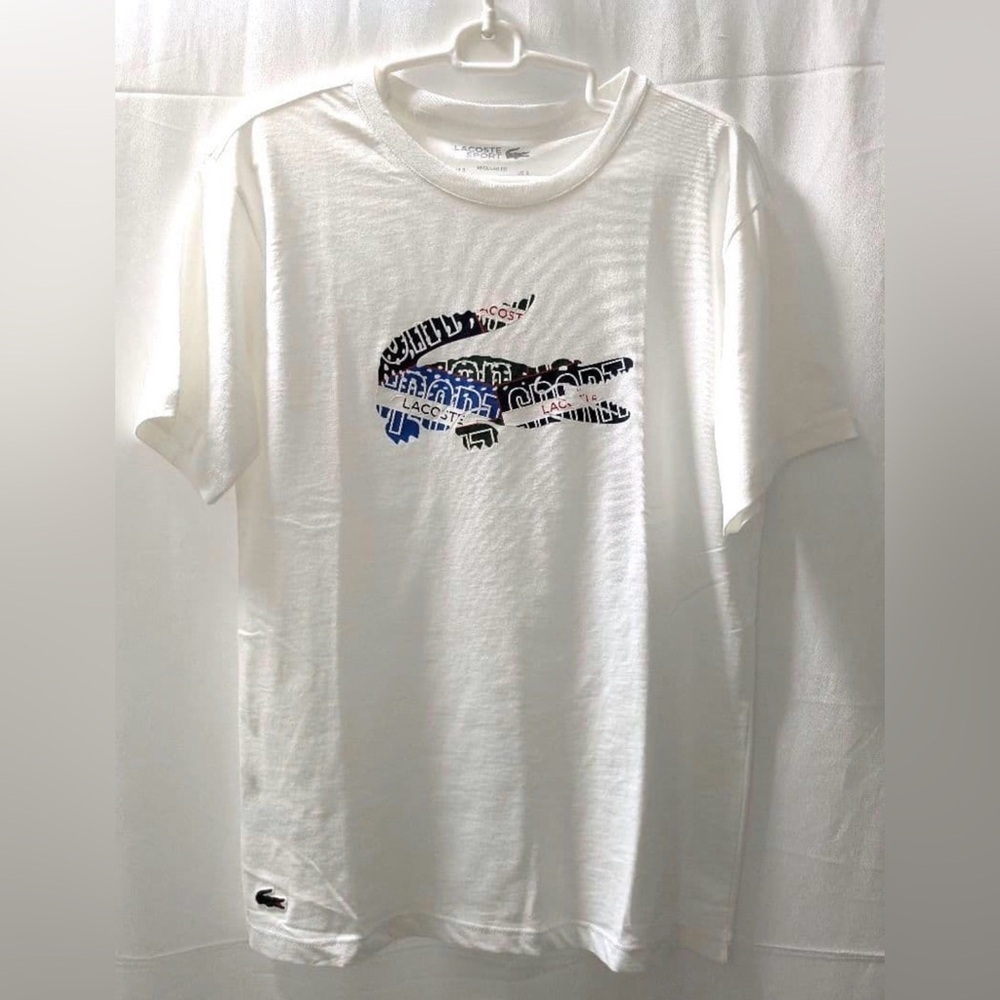 Lacoste sport Men's Regular-Fit Croc Graphic T-Shirt size XXL NNT - Picture 1 of 13
